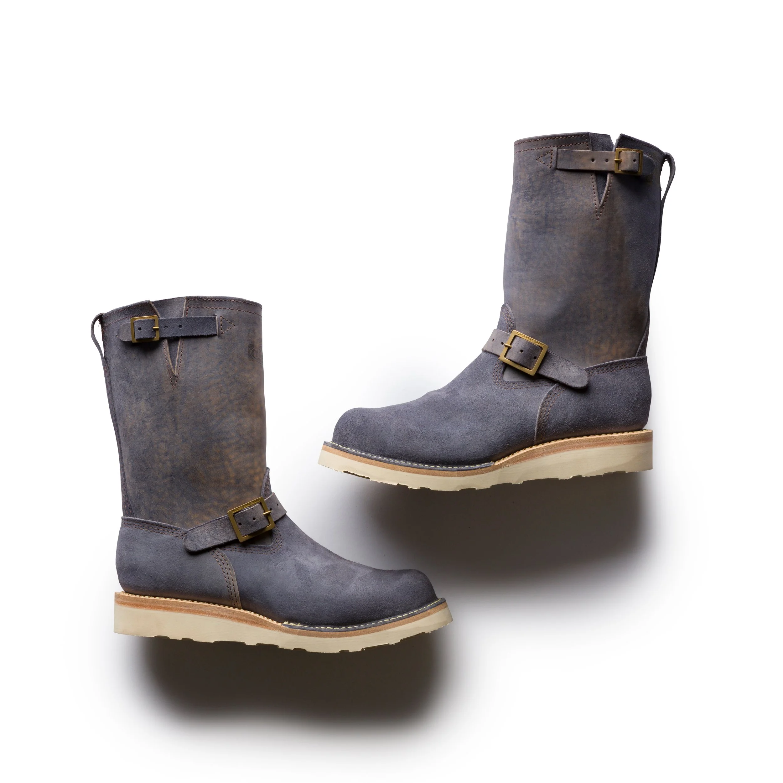 The BLUE Horsehide ROUGHOUT Roughrider BOSS Collaboration with